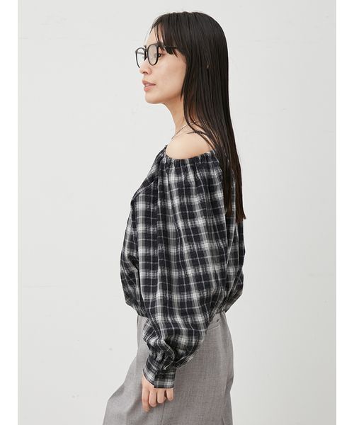 2WAYバルーンオフショルブラウス（シャツ/ブラウス）｜Mila Owen