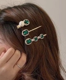 推し活さぽちゃん（オシカツサポチャン）の「5Pビジュヘアピンセット（ヘアピン）」