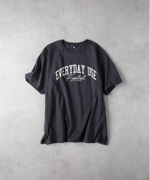 HONEYSUCKLE ROSE(ハニーサックルローズ)の「【HONEYSUCKLE ROSE】ロゴプリントT(Tシャツ/カットソー・レディース・オフホワイト/ダークグレー・M/L)」の2枚目の写真