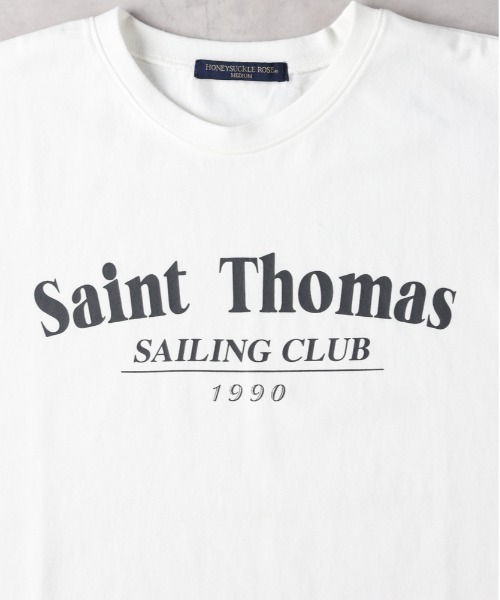 HONEYSUCKLE ROSE(ハニーサックルローズ)の「【HONEYSUCKLE ROSE】ロゴプリントT(Tシャツ/カットソー・レディース・オフホワイト/ダークグレー・M/L)」の9枚目の写真