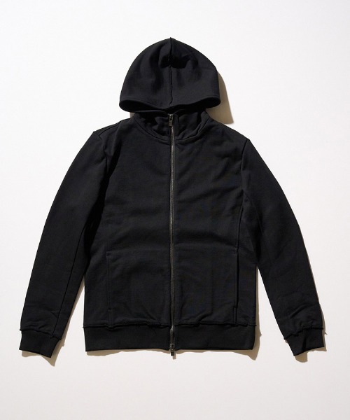 wjk（ダヴルジェイケイ）の「mpa3778-basic zip-up parka ジップアップパーカー（パーカー・メンズ・トップグレー/ブラック・XL/L/M/S）」の14枚目の写真