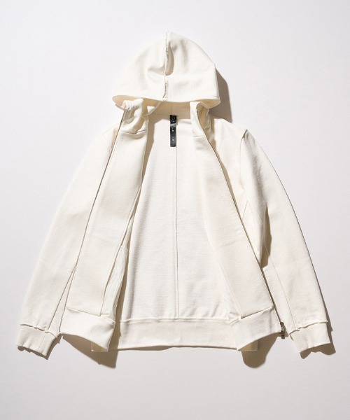 wjk（ダヴルジェイケイ）の「mpa3778-basic zip-up parka ジップアップパーカー（パーカー・メンズ・トップグレー/ブラック・XL/L/M/S）」の13枚目の写真