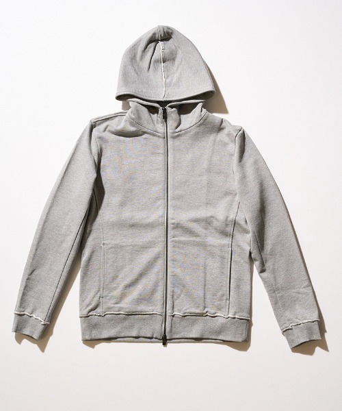 wjk（ダヴルジェイケイ）の「mpa3778-basic zip-up parka ジップアップパーカー（パーカー・メンズ・トップグレー/ブラック・XL/L/M/S）」の11枚目の写真