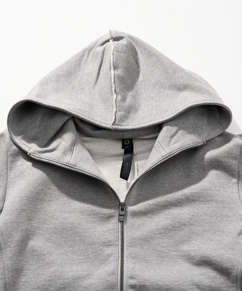 wjk（ダヴルジェイケイ）の「mpa3778-basic zip-up parka ジップアップパーカー（パーカー・メンズ・トップグレー/ブラック・XL/L/M/S）」の10枚目の写真