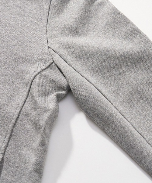 wjk（ダヴルジェイケイ）の「mpa3778-basic zip-up parka ジップアップパーカー（パーカー・メンズ・トップグレー/ブラック・XL/L/M/S）」の6枚目の写真