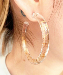 DAESE TOKYO（デセトウキョウ）の「『DAESE TOKYO/デセトウキョウ』箔押しアクリルピアス【Y】（ピアス（両耳用））」