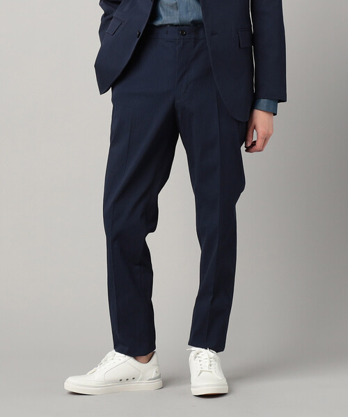 COMME CA MEN（コムサメン）の「【セットアップ対応】シアサッカー テーパードパンツ（スラックス・メンズ・カーキ/ネイビー・M/L/S/XL）」の6枚目の写真