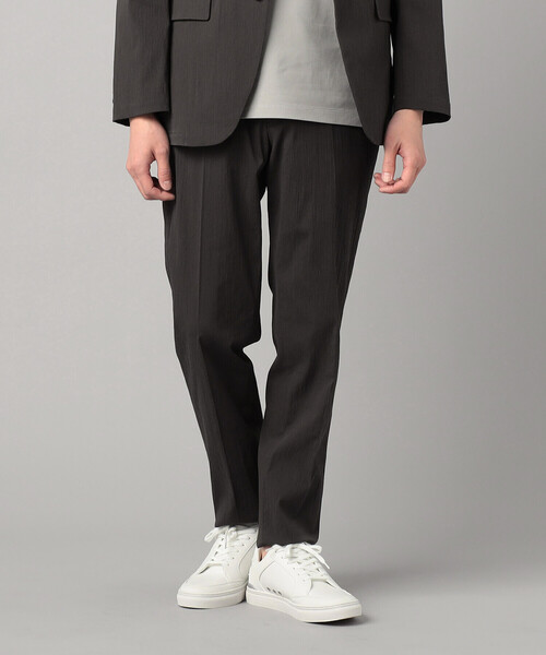 COMME CA MEN（コムサメン）の「【セットアップ対応】シアサッカー テーパードパンツ（スラックス・メンズ・カーキ/ネイビー・M/L/S/XL）」の10枚目の写真