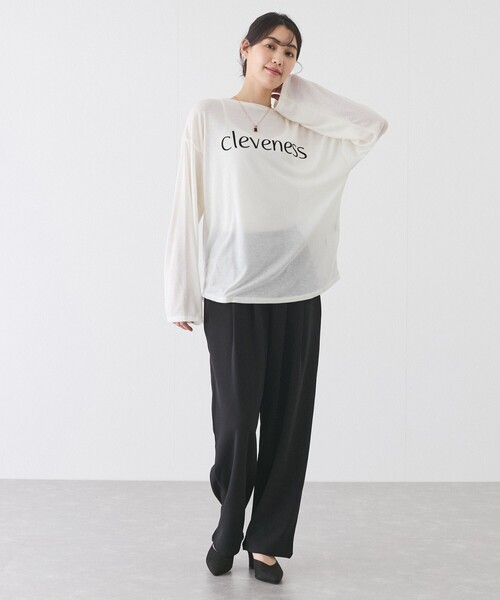 Jayro(ジャイロ)の「シアーロゴプリントロンTシャツ(Tシャツ/カットソー・レディース・チャコールグレー/ブラック/ホワイト系その他・M)」の19枚目の写真