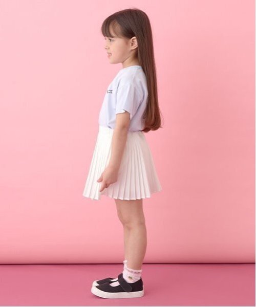 Lycee mine(リセマイン)の「プリーツスカート(インナーパンツ付き)【子供服】【キッズ】【女の子】(スカート・キッズ・チャコール/ラベンダー/オフホワイト・140cm/110cm/100cm/120cm/130cm/150cm)」の12枚目の写真