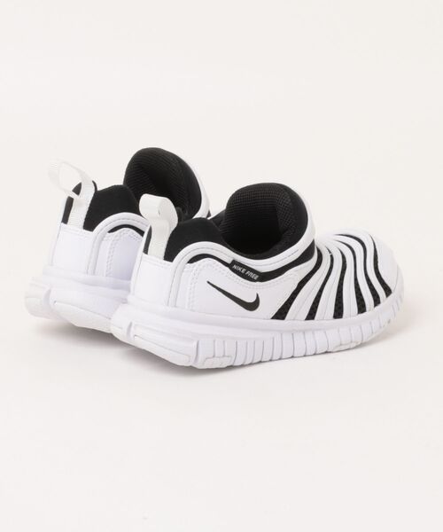 NIKE（ナイキ）の「《NIKE》DYNAMO FREE BR (PS)（スリッポン・キッズ・ホワイト×ブラック/グリーン系その他・16.5cm/18.5cm/20.5cm/21.5cm/22.0cm/19.5cm/17.0cm/19.0cm/20.0cm/21.0cm/17.5cm/18.0cm）」の3枚目の写真