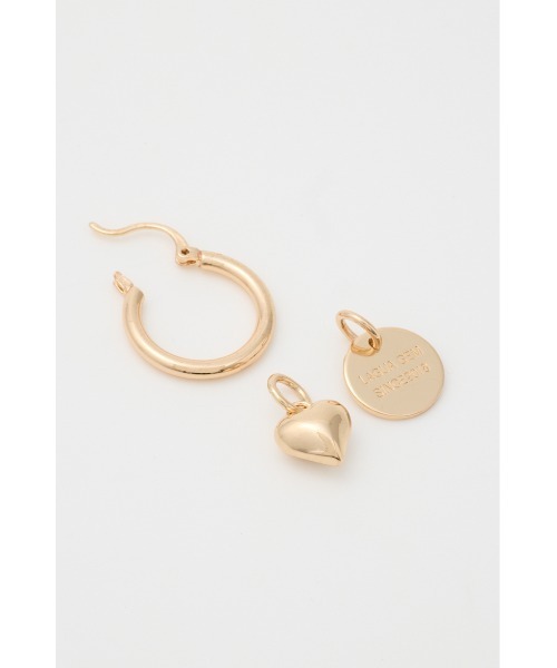 LAGUA GEM（ラグアジェム）の「CHARM RING ピアス（ピアス（両耳用）・レディース・ゴールド/シルバー・FREE）」の6枚目の写真