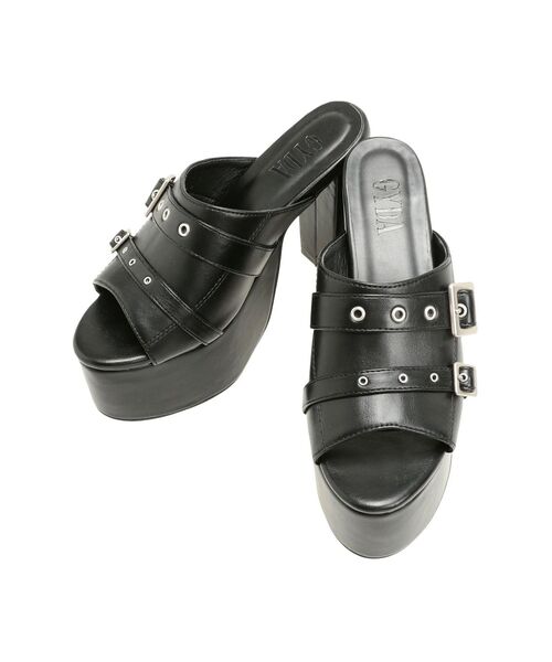 GYDA（ジェイダ）の「Wbelt サンダル（サンダル・レディース・ブラック/ライトブルー・SMALL/MEDIUM/LARGE）」の15枚目の写真