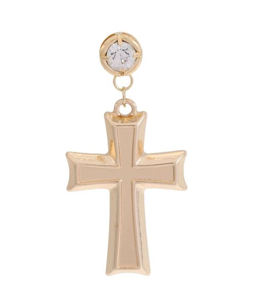 EVRIS（エヴリス）の「CROSS MOTIFピアス（ピアス（両耳用）・レディース・シルバー/ゴールド・FREE）」の8枚目の写真