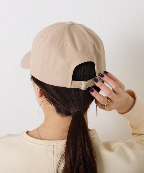PAPILLONNER(パピヨネ)の「meaning キャップ(キャップ・レディース・ブルー/ベージュ・FREE)」の4枚目の写真