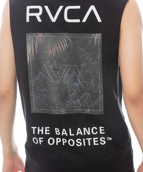 RVCA（ルーカ）の「【RVCA/ルーカ】25SS PALM BOX TT /バックプリントノースリーブマッスルタンクトップ（タンクトップ・メンズ・ホワイト/ブラック・MEDIUM/SMALL）」の9枚目の写真