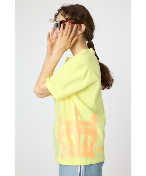 RODEO CROWNS WIDE BOWL(ロデオクラウンズワイドボウル)の「ネオンロゴTシャツ(Tシャツ/カットソー・レディース・ライトイエロー/ブラック/ホワイト/ブルー・FREE)」の21枚目の写真