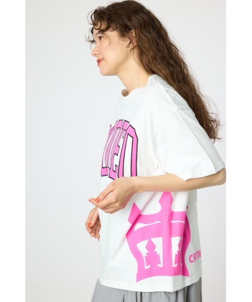 RODEO CROWNS WIDE BOWL(ロデオクラウンズワイドボウル)の「ネオンロゴTシャツ(Tシャツ/カットソー・レディース・ライトイエロー/ブラック/ホワイト/ブルー・FREE)」の15枚目の写真