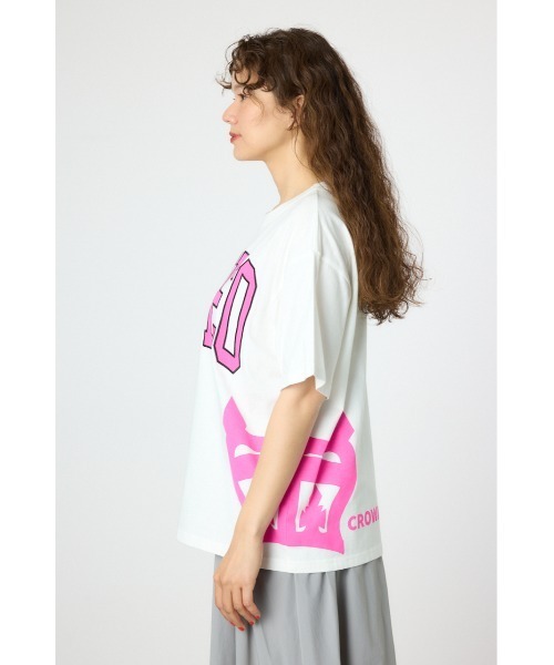 RODEO CROWNS WIDE BOWL(ロデオクラウンズワイドボウル)の「ネオンロゴTシャツ(Tシャツ/カットソー・レディース・ライトイエロー/ブラック/ホワイト/ブルー・FREE)」の10枚目の写真