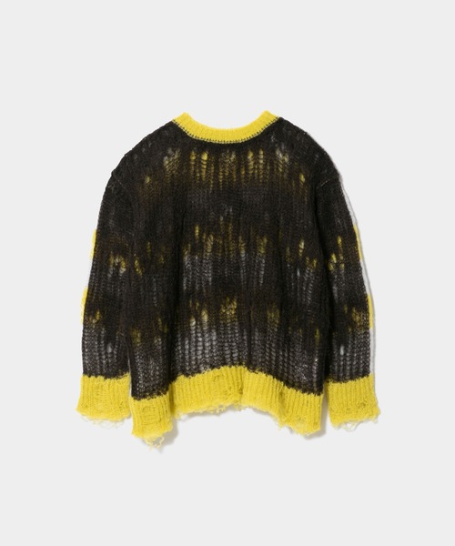 beautiful people(ビューティフルピープル)の「flip wooledmohair damaged pullover(ニット/セーター・レディース・ダークブラウン/オリーブ/サックスブルー・38)」の20枚目の写真