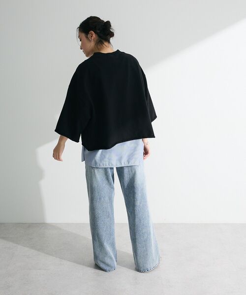 Green　Parks（グリーンパークス）の「シャツドッキングタンクトップ（タンクトップ・レディース・ストライプ/オフホワイト・FREE）」の3枚目の写真