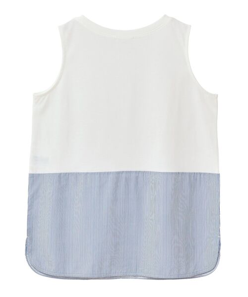 Green　Parks（グリーンパークス）の「シャツドッキングタンクトップ（タンクトップ・レディース・ストライプ/オフホワイト・FREE）」の20枚目の写真