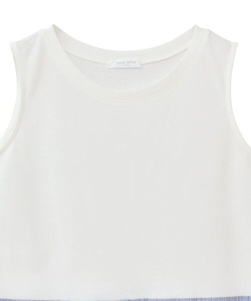 Green　Parks（グリーンパークス）の「シャツドッキングタンクトップ（タンクトップ・レディース・ストライプ/オフホワイト・FREE）」の21枚目の写真