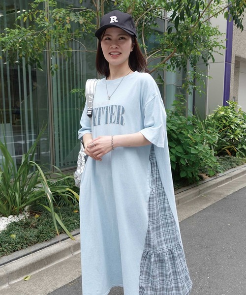 courreges21 ロゴマークワンピース／36サイズ【極美品】 23区(ニジュウサンク)の【CLASSY.コラボ】ビスチェコンビ シャツ