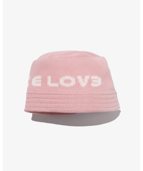 KEBOZ（ケボズ）の「SPACE LOV3 × KEBOZ KNIT HAT（ハット・メンズ・ピンク/サックスブルー/ブラック・FREE）」の5枚目の写真