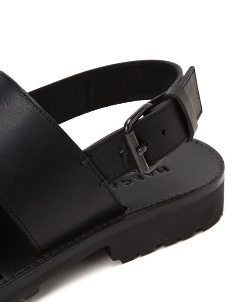 MARGARET HOWELL（マーガレットハウエル）の「BUCKLE STRAP SANDAL（サンダル・メンズ・ブラック・LARGE/MEDIUM）」の4枚目の写真