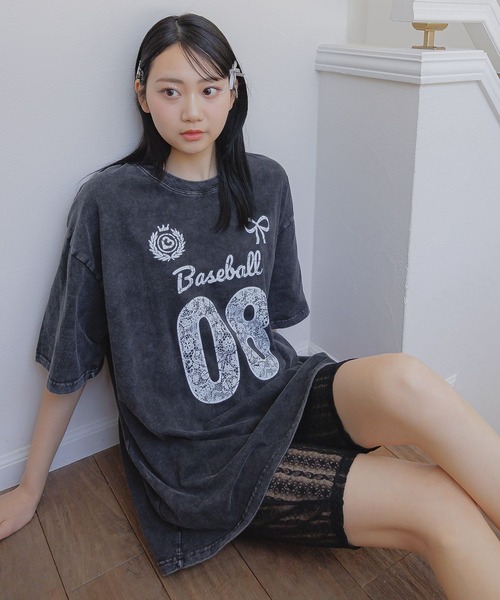 3.3 Field Trip （3.3フィールドトリップ）の「3.3 Field Trip／レースバイカーパンツ（その他パンツ・レディース・ブラック/オフホワイト・FREE）」の2枚目の写真