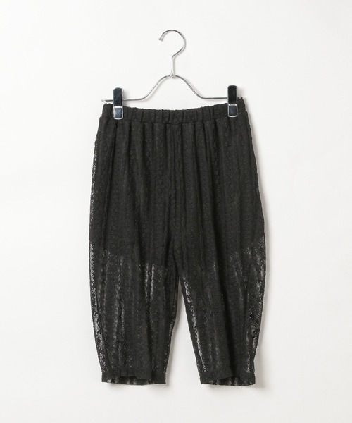 3.3 Field Trip （3.3フィールドトリップ）の「3.3 Field Trip／レースバイカーパンツ（その他パンツ・レディース・ブラック/オフホワイト・FREE）」の13枚目の写真