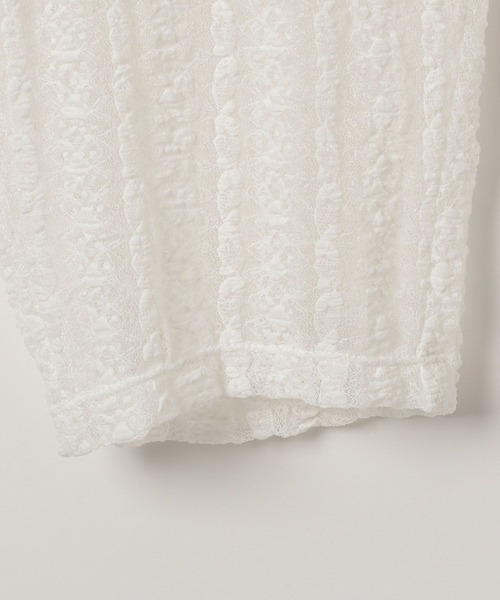 3.3 Field Trip （3.3フィールドトリップ）の「3.3 Field Trip／レースバイカーパンツ（その他パンツ・レディース・ブラック/オフホワイト・FREE）」の18枚目の写真