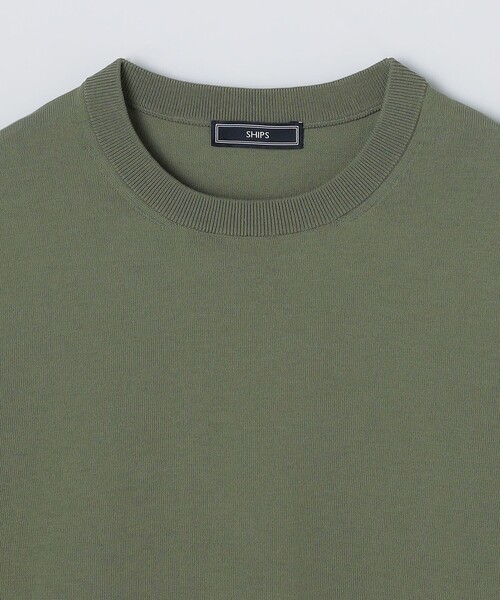 SHIPS: ICE COTTON クルーネック ショートスリーブ ニットTシャツ Amazon | [シップス] ICE COTTON クルーネック ショートスリーブ