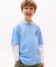 TOMMY HILFIGER | BOYS フォトプリントスラブショートスリーブTシャツ(Tシャツ/カットソー)