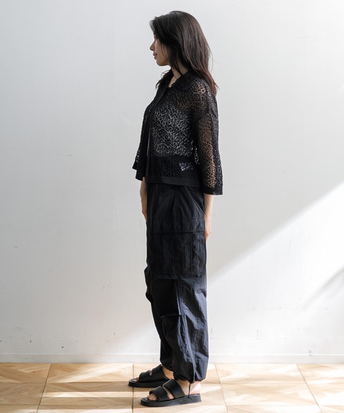 Lee（リー）の「【MEN , WOMEN】Lee Fleeasy イージーカーゴパンツ（カーゴパンツ・メンズ・オリーブ/ブラック・FREE）」の5枚目の写真