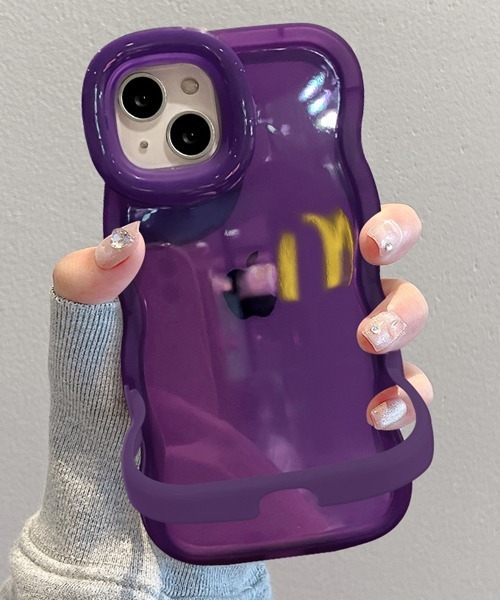 Fun & Daily（ファンアンドデイリー）の「Wave Clear iPhone Case 14 / 15 / 16 / 17 / Plus Pro ProMax / アイフォンケース　プラス　プロ　プロマックス（スマホケース/カバー・レディース・ピンク/パープル/クリア/ブラック/グリーン・iPhone 15 Plus/iPhone 15 Pro/iPhone 15 Pro Max/iPhone 16/iPhone 16 Plus/iPhone 16 Pro/iPhone 16 Pro Max/iPhone 15/iPhone 14/iPhone 14 Plus/iPhone 14 Pro Max/iPhone 14 Pro/iPhone 17 Pro/iPhone 17/iPhone 17 Pro Max）」の3枚目の写真