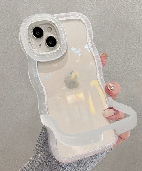 Fun & Daily（ファンアンドデイリー）の「Wave Clear iPhone Case 14 / 15 / 16 / 17 / Plus Pro ProMax / アイフォンケース　プラス　プロ　プロマックス（スマホケース/カバー・レディース・ピンク/パープル/クリア/ブラック/グリーン・iPhone 15 Plus/iPhone 15 Pro/iPhone 15 Pro Max/iPhone 16/iPhone 16 Plus/iPhone 16 Pro/iPhone 16 Pro Max/iPhone 15/iPhone 14/iPhone 14 Plus/iPhone 14 Pro Max/iPhone 14 Pro/iPhone 17 Pro/iPhone 17/iPhone 17 Pro Max）」の16枚目の写真