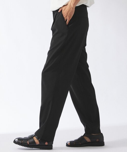 JOURNAL STANDARD relume（ジャーナルスタンダード　レリューム）の「"イージーケア" TECH LINEN COOLMAX(R) スラックス（セットアップ着用可）（スラックス・メンズ・ナチュラル/ブラック/ライトグレー/ブラックミックス・SMALL/MEDIUM/LARGE）」の12枚目の写真