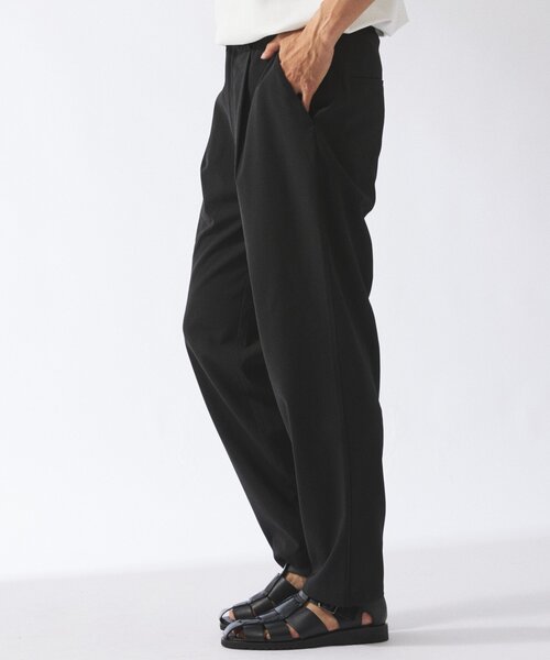 JOURNAL STANDARD relume（ジャーナルスタンダード　レリューム）の「"イージーケア" TECH LINEN COOLMAX(R) スラックス（セットアップ着用可）（スラックス・メンズ・ナチュラル/ブラック/ライトグレー/ブラックミックス・SMALL/MEDIUM/LARGE）」の13枚目の写真