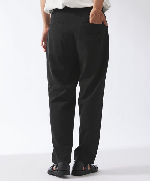 JOURNAL STANDARD relume（ジャーナルスタンダード　レリューム）の「"イージーケア" TECH LINEN COOLMAX(R) スラックス（セットアップ着用可）（スラックス・メンズ・ナチュラル/ブラック/ライトグレー/ブラックミックス・SMALL/MEDIUM/LARGE）」の14枚目の写真