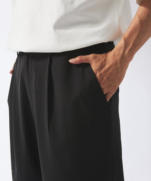 JOURNAL STANDARD relume（ジャーナルスタンダード　レリューム）の「"イージーケア" TECH LINEN COOLMAX(R) スラックス（セットアップ着用可）（スラックス・メンズ・ナチュラル/ブラック/ライトグレー/ブラックミックス・SMALL/MEDIUM/LARGE）」の15枚目の写真