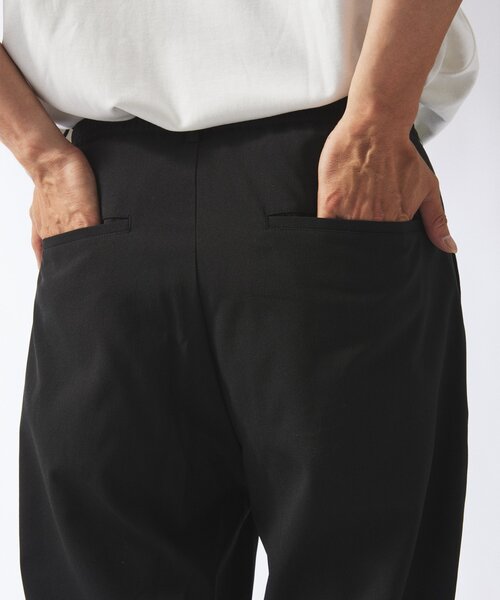 JOURNAL STANDARD relume（ジャーナルスタンダード　レリューム）の「"イージーケア" TECH LINEN COOLMAX(R) スラックス（セットアップ着用可）（スラックス・メンズ・ナチュラル/ブラック/ライトグレー/ブラックミックス・SMALL/MEDIUM/LARGE）」の16枚目の写真