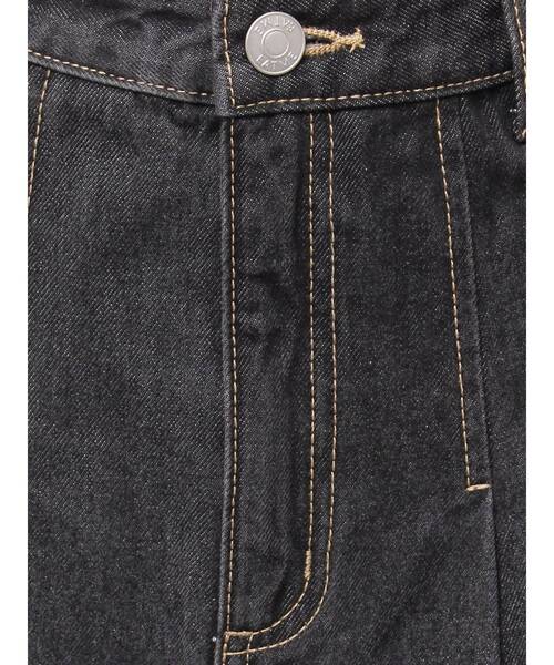 EATME(イートミー)の「FRONTプリーツデニムスカート(デニムスカート・レディース・ブルー/ブラック/ライトブルー・SMALL/MEDIUM)」の4枚目の写真