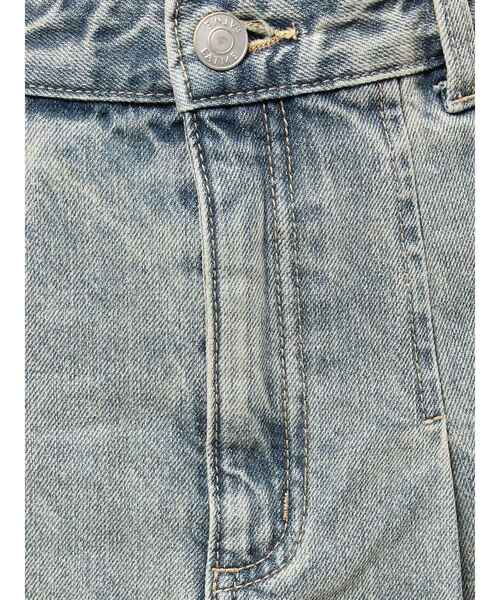 EATME(イートミー)の「FRONTプリーツデニムスカート(デニムスカート・レディース・ブルー/ブラック/ライトブルー・SMALL/MEDIUM)」の6枚目の写真