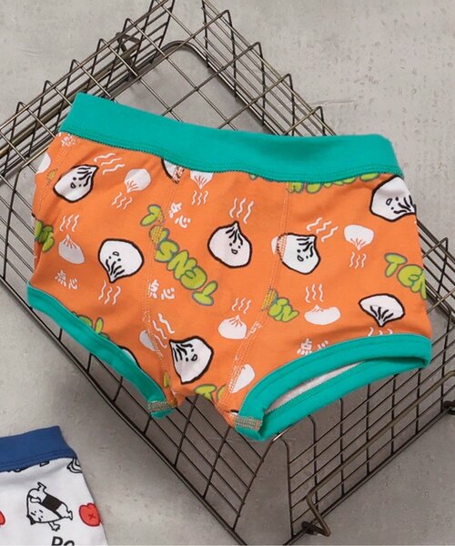 BREEZE（ブリーズ）の「BOYSポップソウガラボクサーパンツ（ボクサーパンツ・キッズ・ブルー/オフホワイト/グリーン/オレンジ・100/130/120/140/150/110）」の4枚目の写真