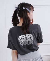 PINK-latte（ピンクラテ）の「接触冷感 バックハートロゴTシャツ（Tシャツ/カットソー・キッズ）」