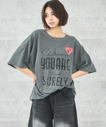 ANAP（アナップ）の「ピグメント メッセージロゴ ビッグTシャツ（Tシャツ/カットソー）」