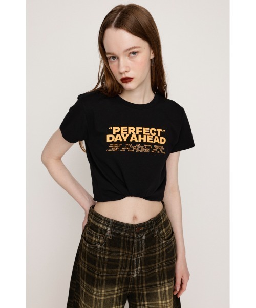 NICCE★半袖 ロゴ クルーネック トップス Tシャツ★タイダイ柄★ AZUL BY MOUSSY | ネックジャガードロゴ半袖Tシャツ (Tシャツ