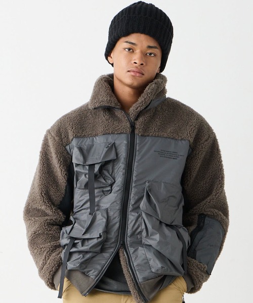 VIRGOwearworks（ヴァルゴウェアワークス）の「BOA MIRAGE JACKET（その他アウター・メンズ・ブラック/チャコールグレー/ベージュ・2/3/4）」の2枚目の写真